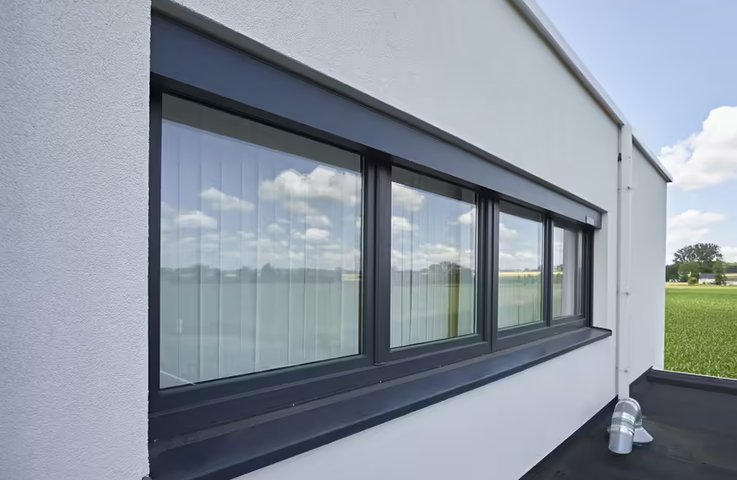 Představujeme screenové rolety o ploše až 22 m² a chytrý solární pohon, který nevyžaduje žádné kabely.