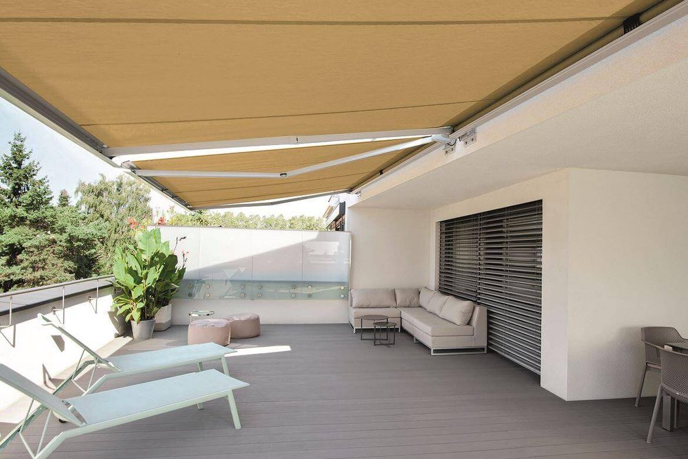 Moderní kazetová markýza