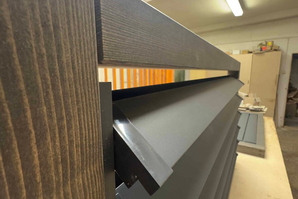 Kombinované žaluzie na terase