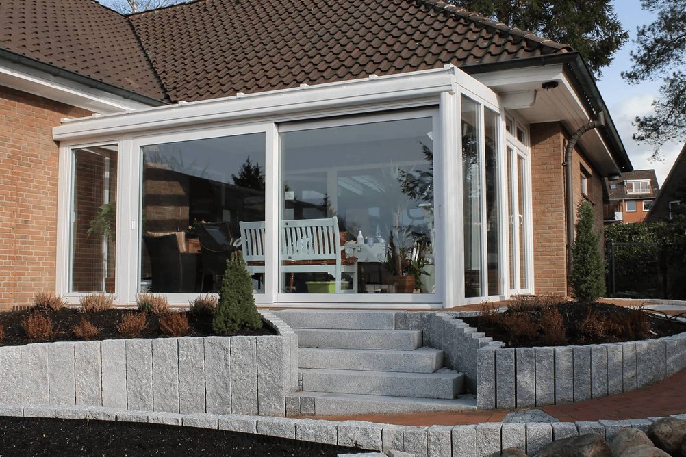 Zimní zahrada s rámovým zasklením