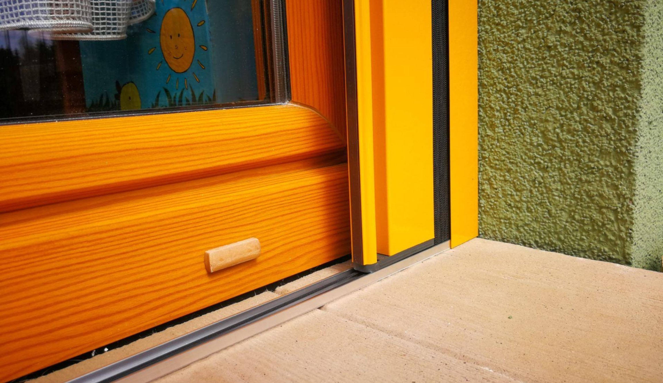 Bálkonové dveře s plisé sítí proti hmyzu