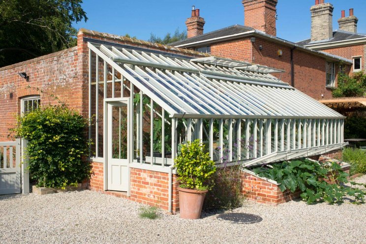 Viktoriánský skleníky s oporou