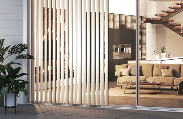 Venkovní pergola se slunolamy Sunshadow