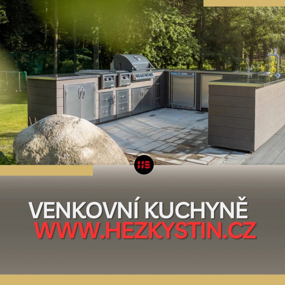 Venkovní kuchyně na zahradě